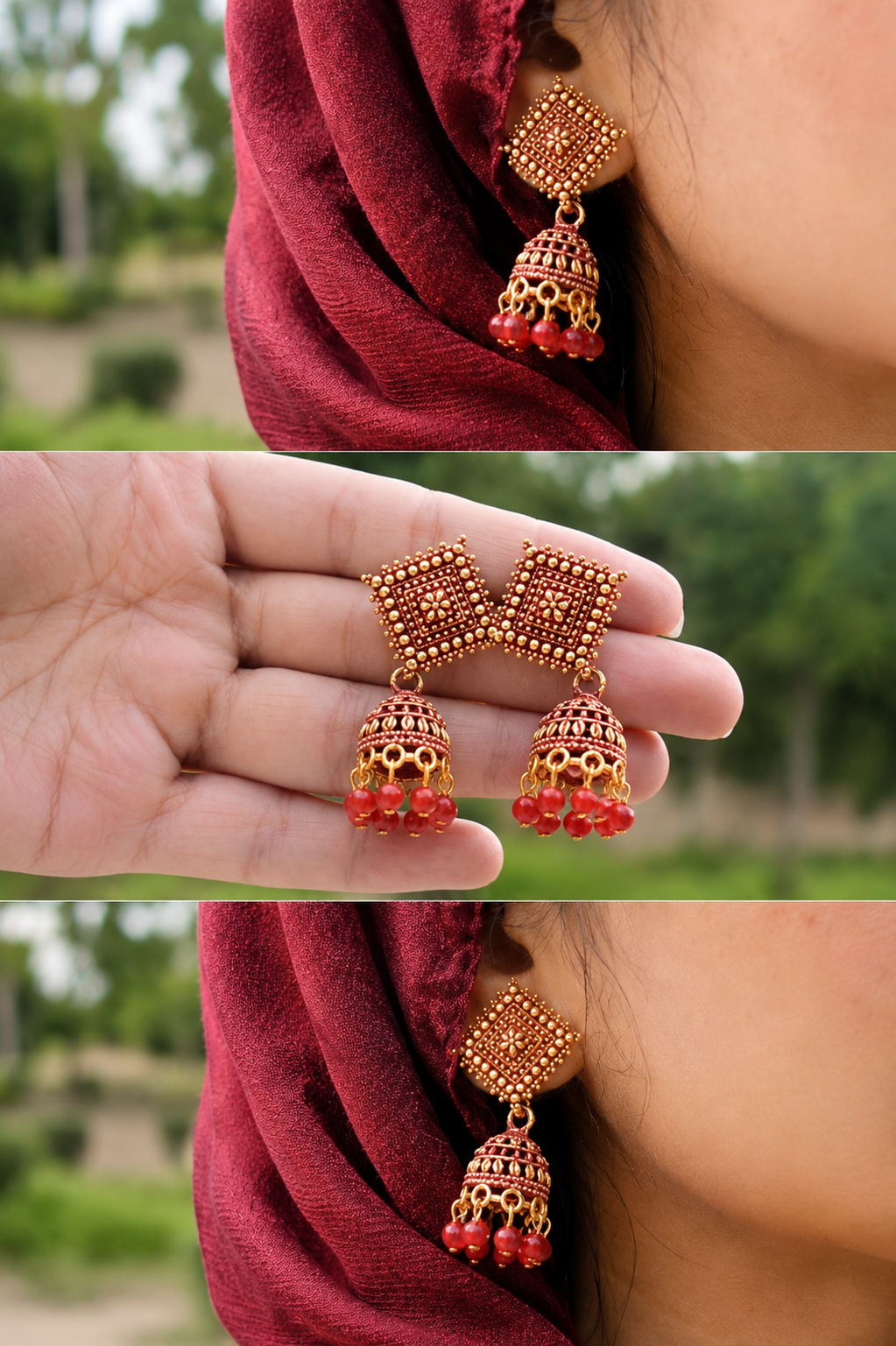 Premium 12-Pair Jhumka Gift Box